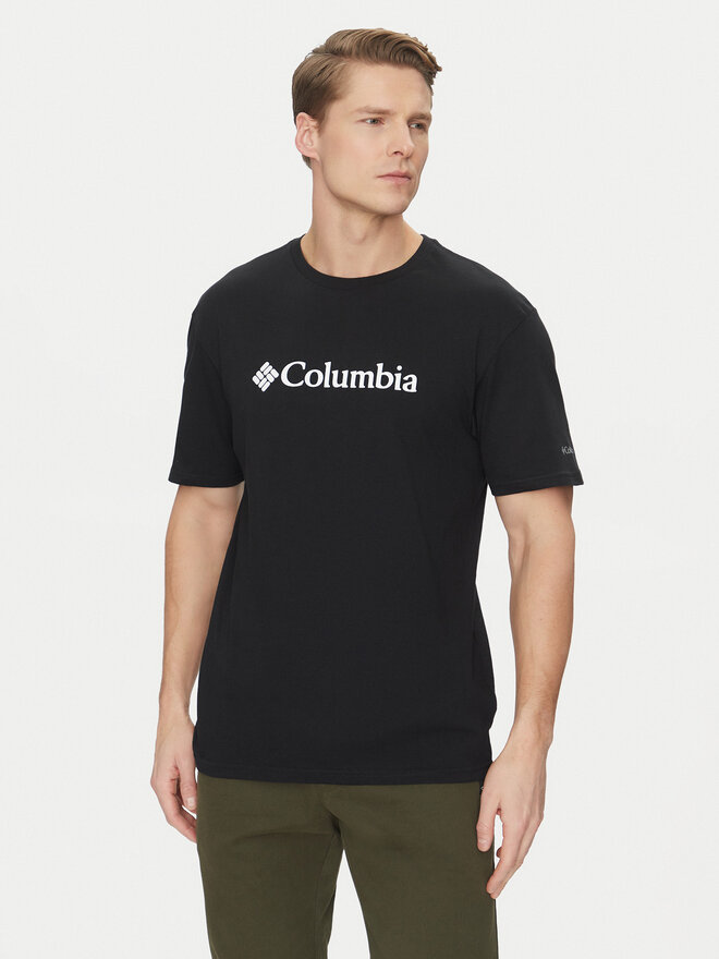 Columbia Columbia Marškinėliai CSC Basic Logo EM2180 Juoda Regular Fit