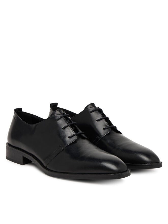 Calvin Klein Halbschuhe Calvin Klein Slim Clean Derby Lth HM0HM02004 Schwarz