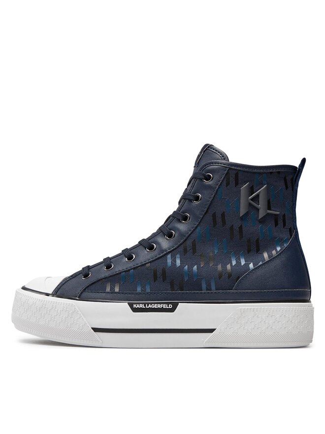 KARL LAGERFELD Trampki KARL LAGERFELD KL50454 Granatowy