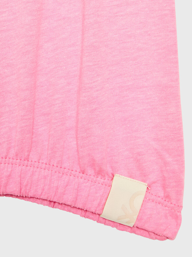 United Colors Of Benetton United Colors Of Benetton Póló 37YKC10AU Rózsaszín Boxy Fit