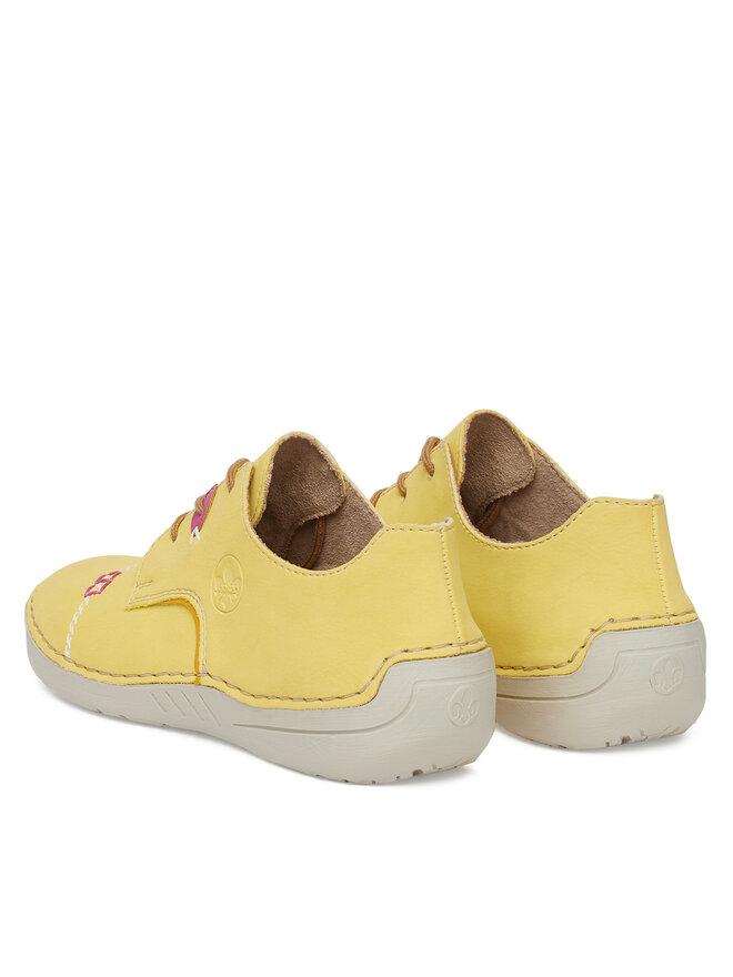Rieker Pantofi Rieker 52528-68 Galben