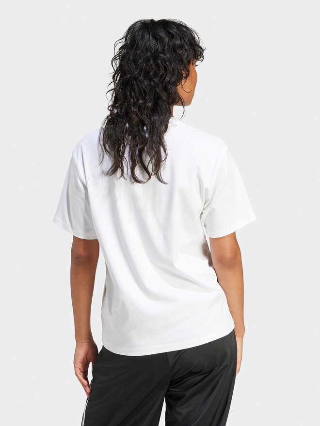 adidas adidas Marškinėliai Trefoil IR9534 Balta Regular Fit