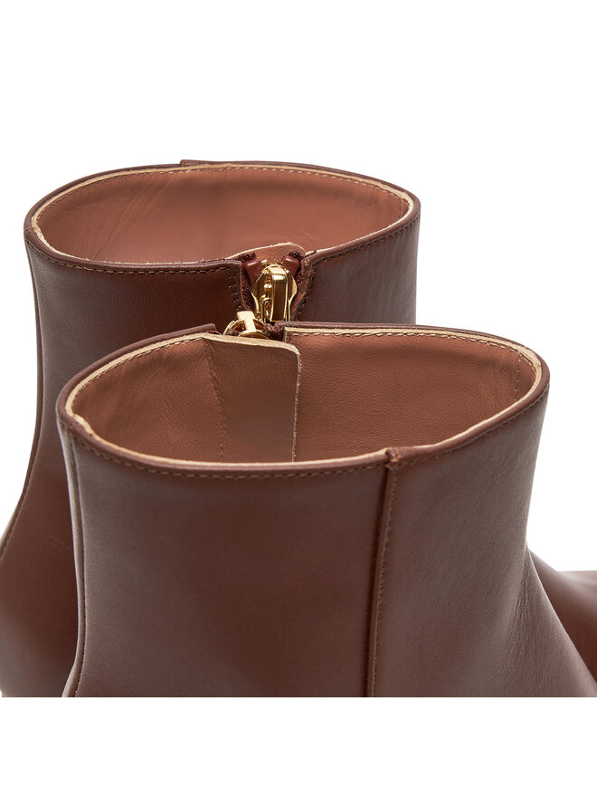 Pollini Botki Pollini SA21045C1LTD0217 Brązowy