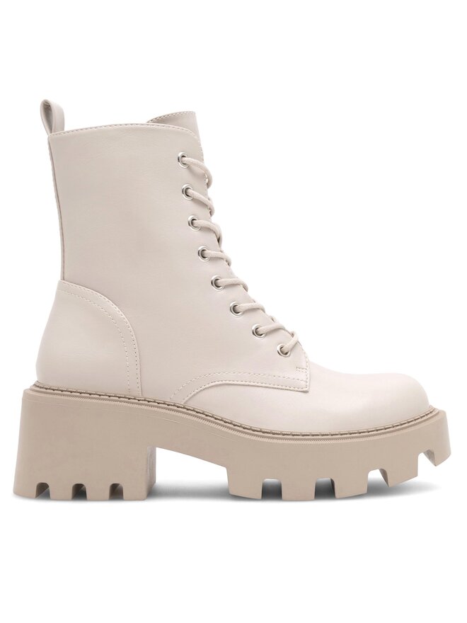 DeeZee Schnürschuhe DeeZee BRANKA H67091-3 Écru