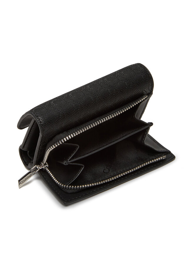 Calvin Klein Dámská peněženka Calvin Klein Ck Must Aop Small Trifold W Zip LV04F1038G Černá