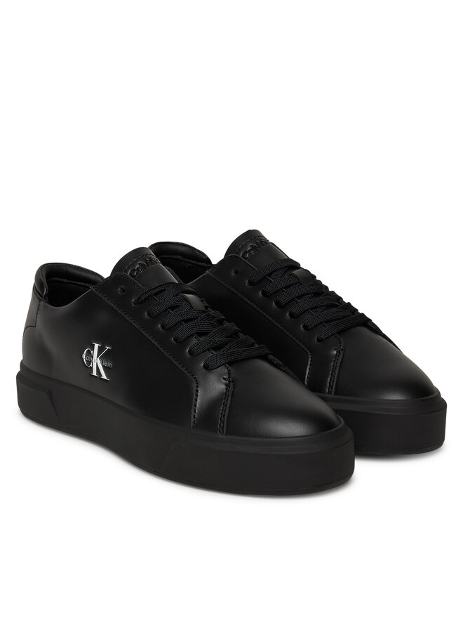 Calvin Klein Αθλητικά Calvin Klein Basket Cupsole Laceup Lth Ml YW0YW01945 Μαύρο