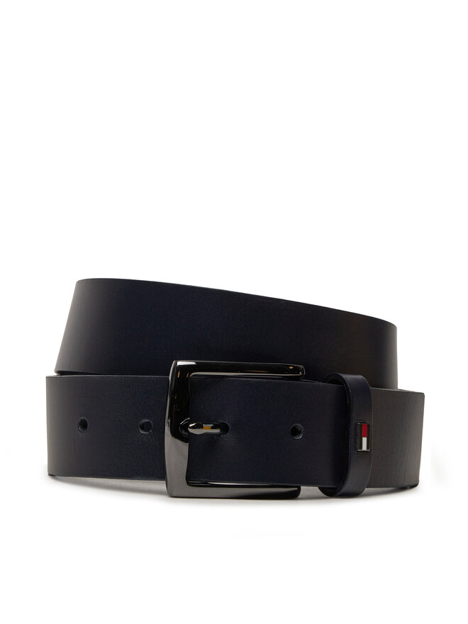 Tommy Hilfiger Cintura da uomo Tommy Hilfiger Denton AM0AM12546 Blu scuro
