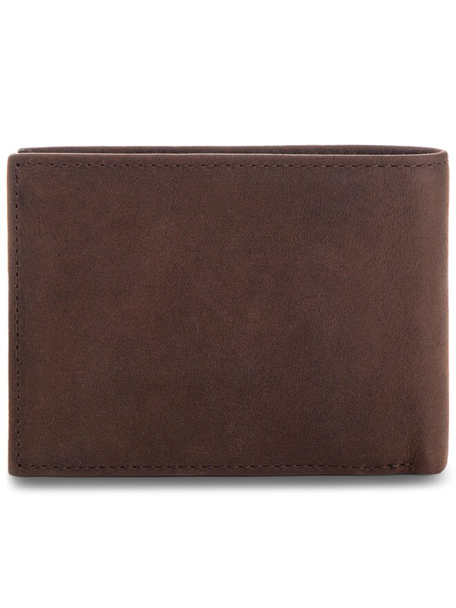 Tommy Hilfiger Liels vīriešu maks Tommy Hilfiger Johnson Mini CC Flap AM0AM00662 Brūns