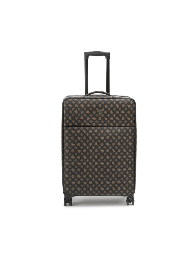 Guess Velký kufr Guess Peony Travel TMPEON P3302 Hnědá