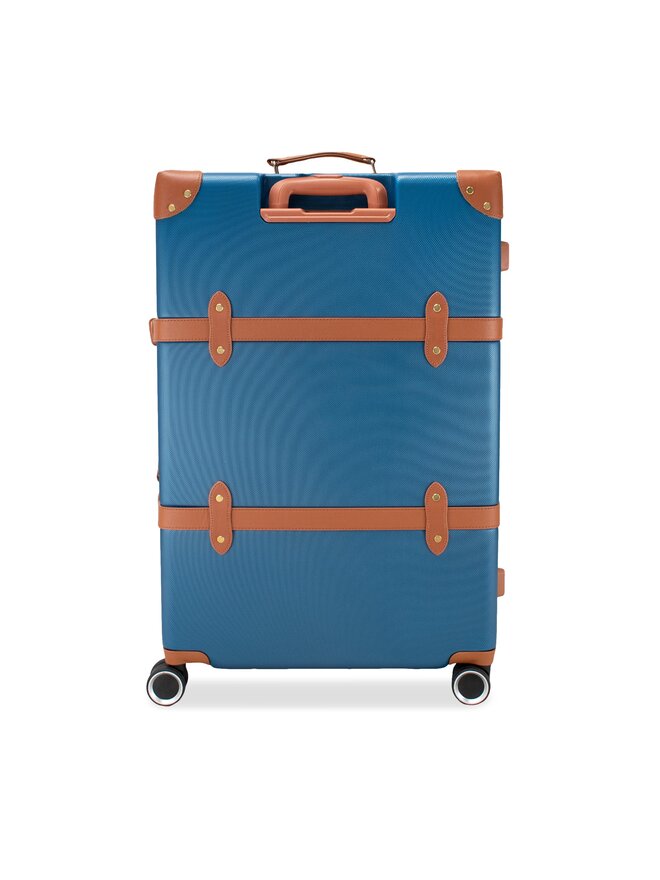 Semi Line Μεγάλη Βαλίτσα Semi Line T5672-4 Σκούρο μπλε