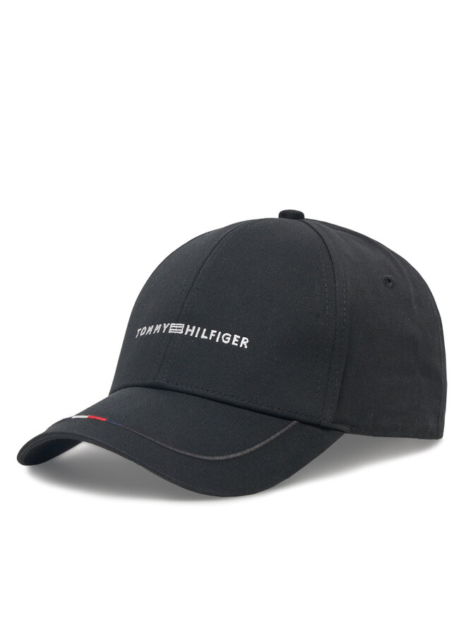 Tommy Hilfiger Șapcă Tommy Hilfiger Foundation AM0AM13001 Negru