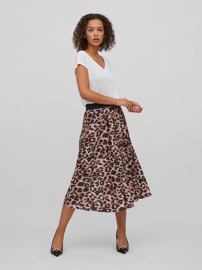 Vila Vila Camiseta Modala 14074847 Blanco Relaxed Fit