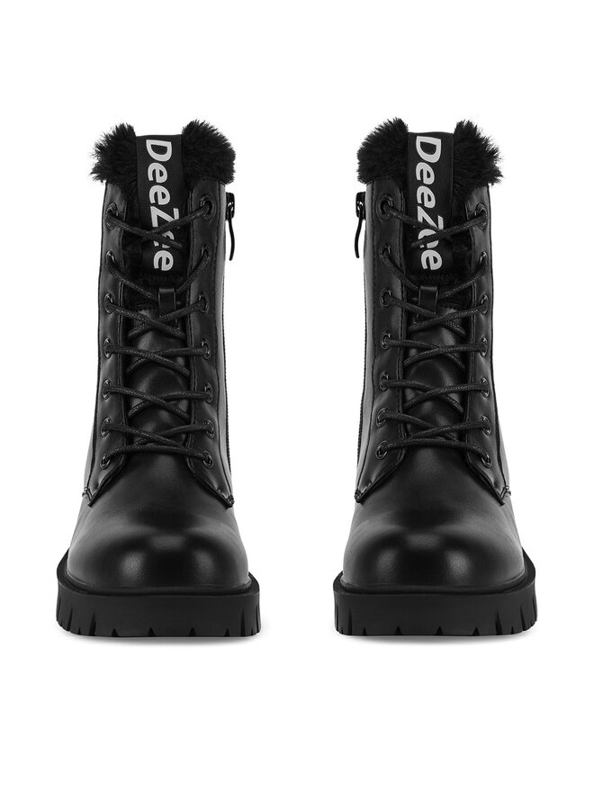 DeeZee Botines planos DeeZee CS5907-19 Negro