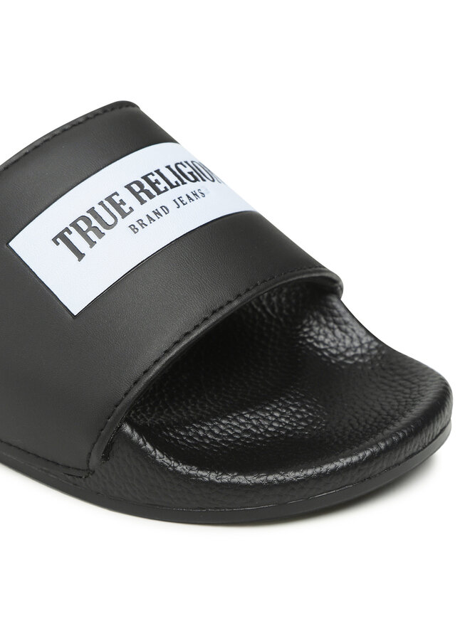 True Religion Pantoletten True Religion TRSLIDE026 Schwarz