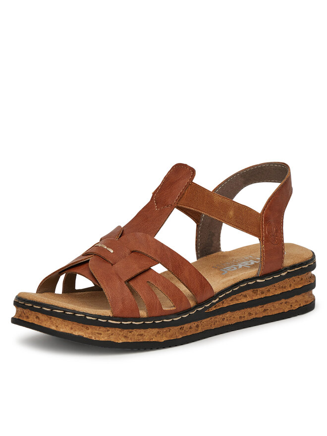 Rieker Sandale Rieker 62918-22 Smeđa