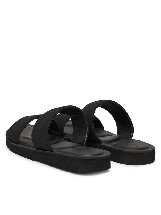 Calvin Klein Nazouváky Calvin Klein Double Strap Cv Logo HM0HM01801 Černá