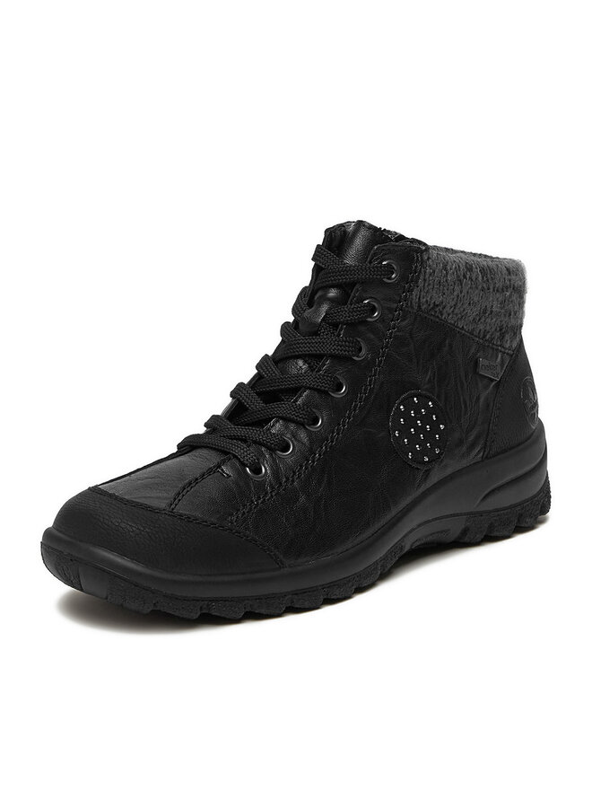 Rieker Schnürschuhe Rieker CEO-L7110-01 Schwarz