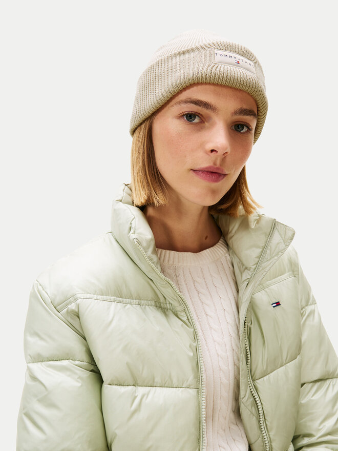 Tommy Jeans Sapka Tommy Jeans Tjw Linear Beanie AW0AW17913 Ekru