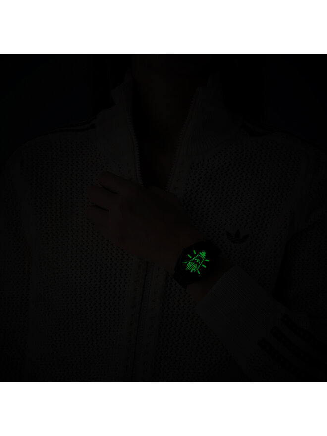adidas Laikrodis adidas Project Two AOST25040 Juoda