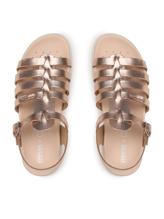 Geox Sandále Geox J Sandal Soleima Gir J35GSB000CFC7018 D Zlatá