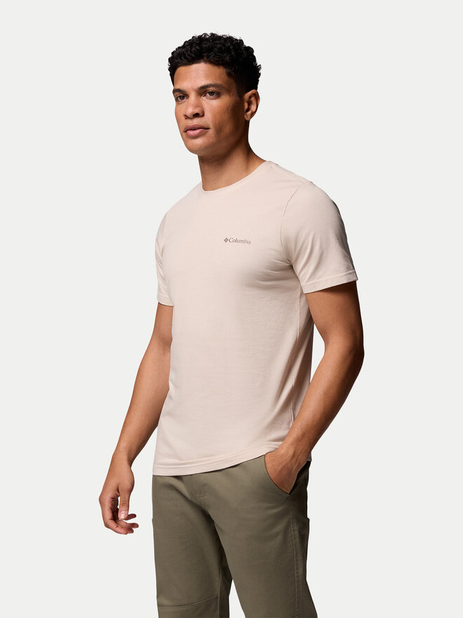 Columbia Columbia Camiseta Rapid Ridge 1934824 Beis Regular Fit