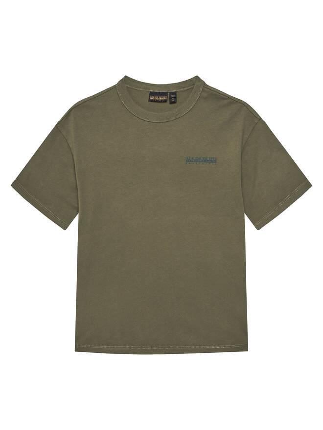 Napapijri Napapijri Camiseta S-Ahr NP0A88ZO D Verde Regular Fit