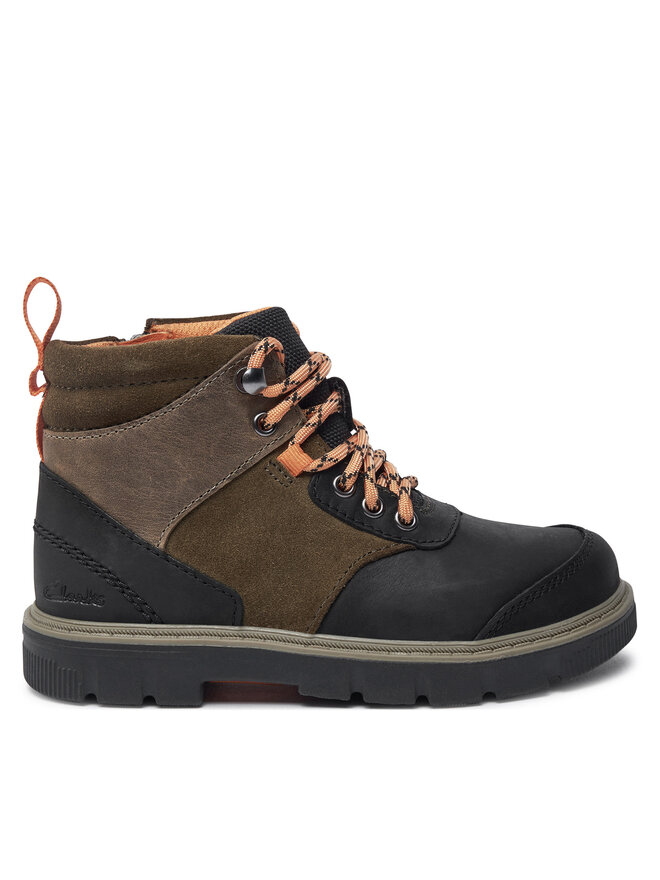 Clarks Schnürschuhe Clarks Lorcam Hike O. 26178387 Khakifarben