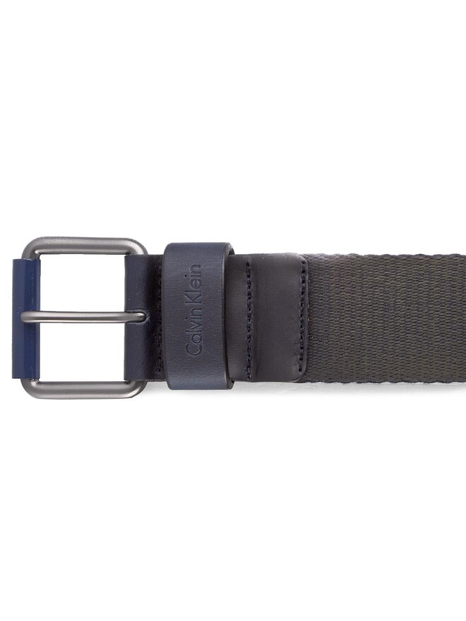 Calvin Klein Ζώνη Ανδρική Calvin Klein Wax Webbing Belt K50K502278 80 Σκούρο μπλε