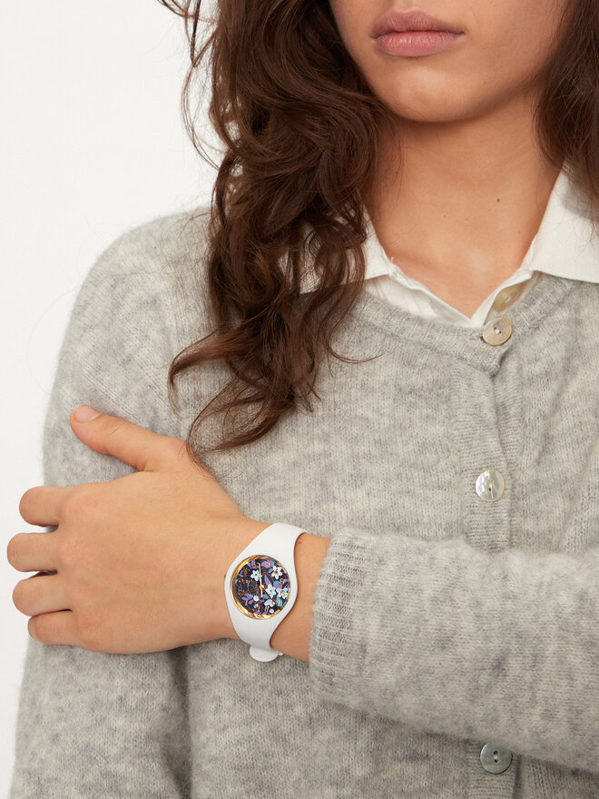 Ice-Watch Zegarek Ice-Watch Flower 21734 Biały