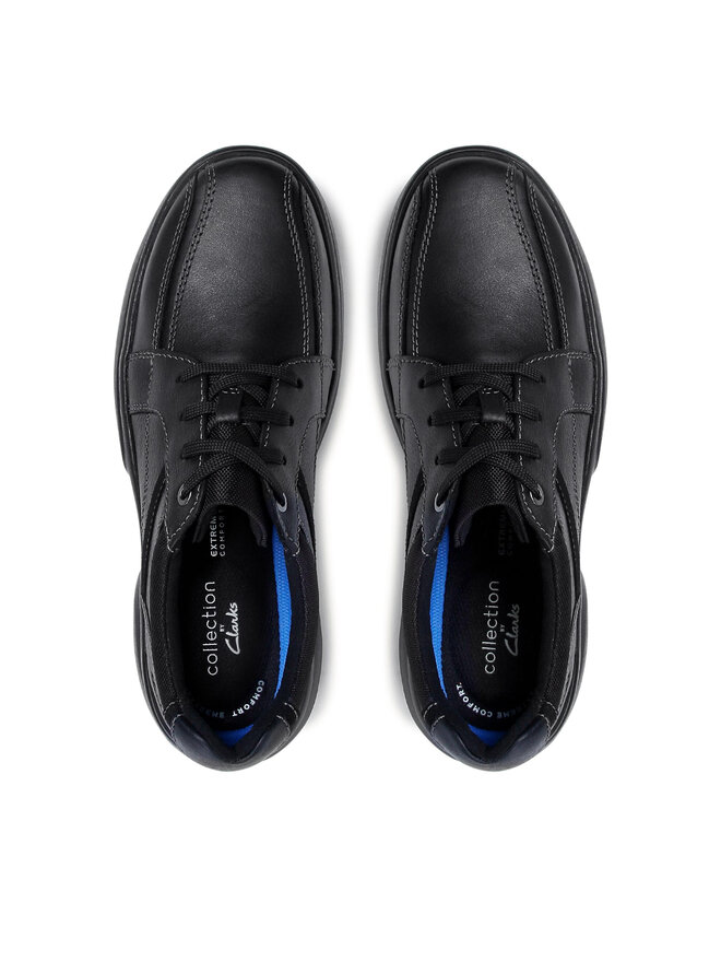 Clarks Félcipő Clarks Bradley Walk 261533327 Fekete