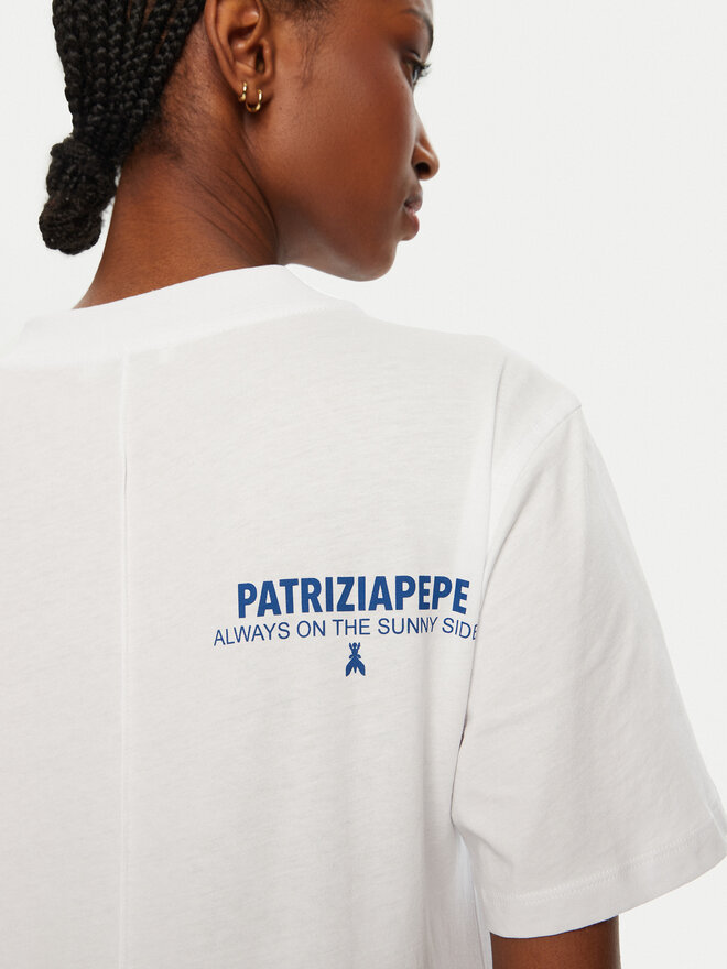 Patrizia Pepe Patrizia Pepe Футболка 8M1687/J261-W103 Білий Regular Fit