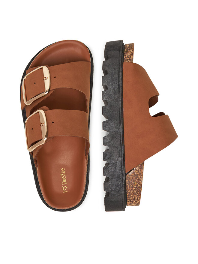 DeeZee Chanclas DeeZee W24Q11802 Marrón