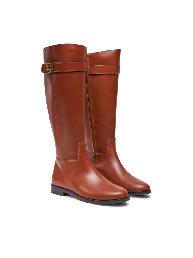 Tory Burch Kozaki Tory Burch Destription 158798-200 Brązowy