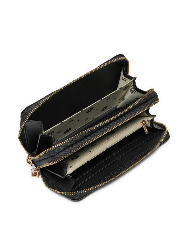 Monnari Cartera grande para mujer Monnari PURIMP0-24Z-PUR0260-KM20D000-R00 Negro