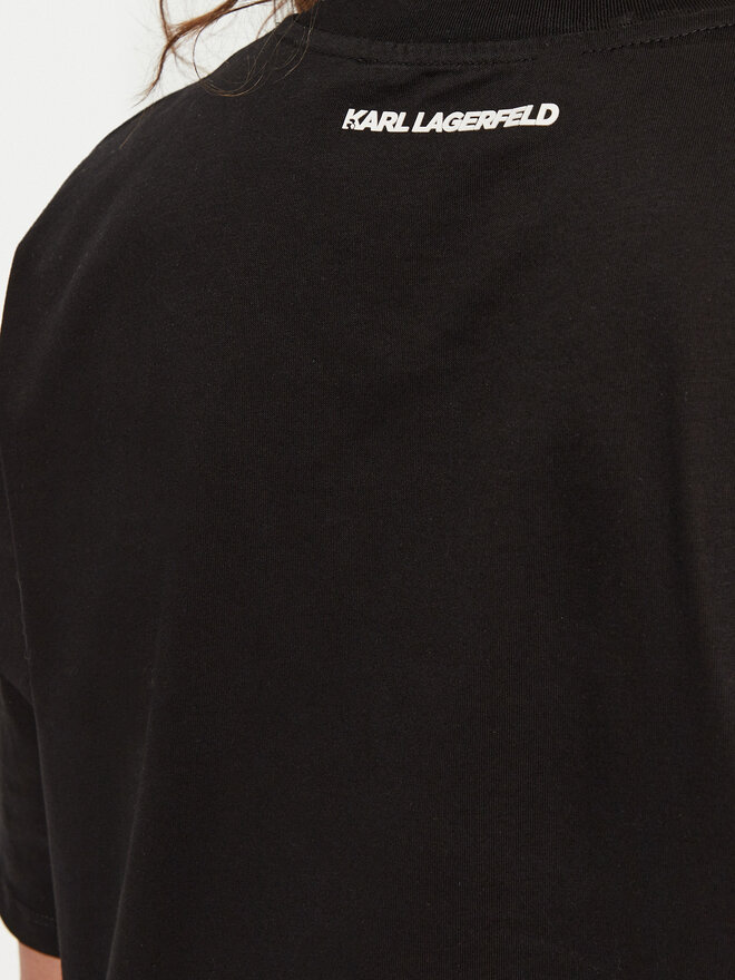 KARL LAGERFELD KARL LAGERFELD T-Shirt A1W17074 Schwarz Regular Fit