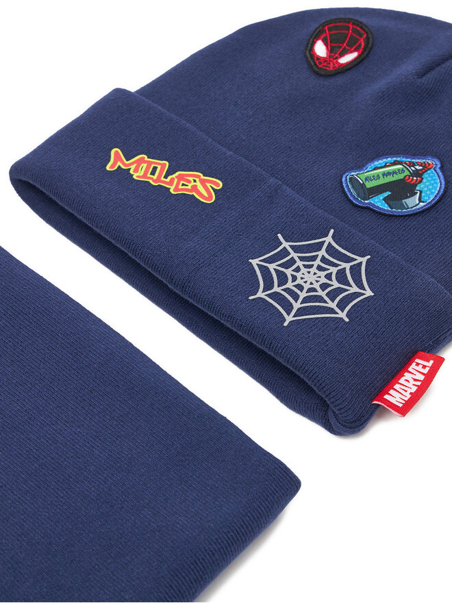 Spiderman Ultimate Set Schal und Mütze Spiderman Ultimate CEO-ACCCS-AW25-113SPRMV Dunkelblau