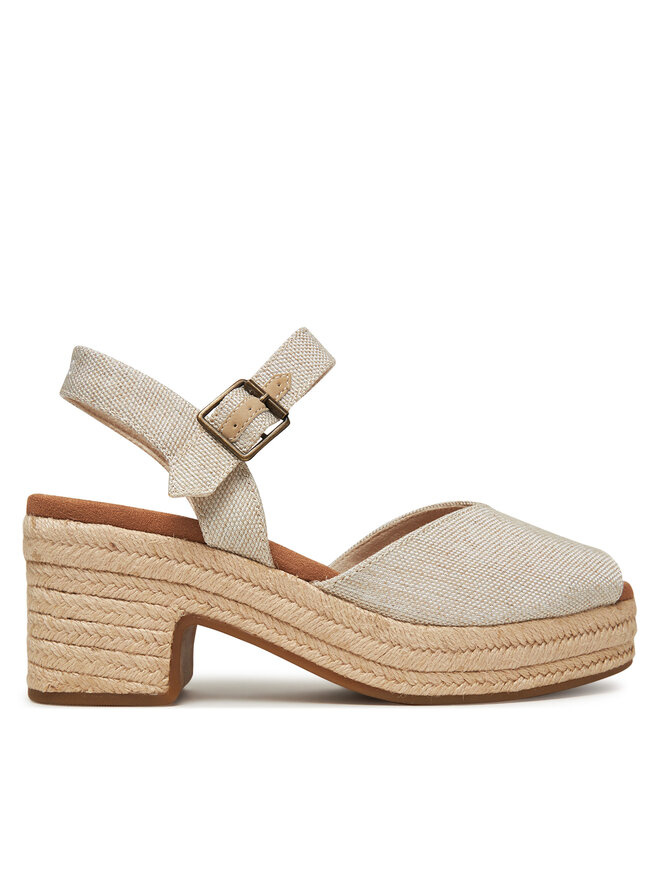 Toms Espadrilles Toms Isla Peep Toe 10021977 Écru