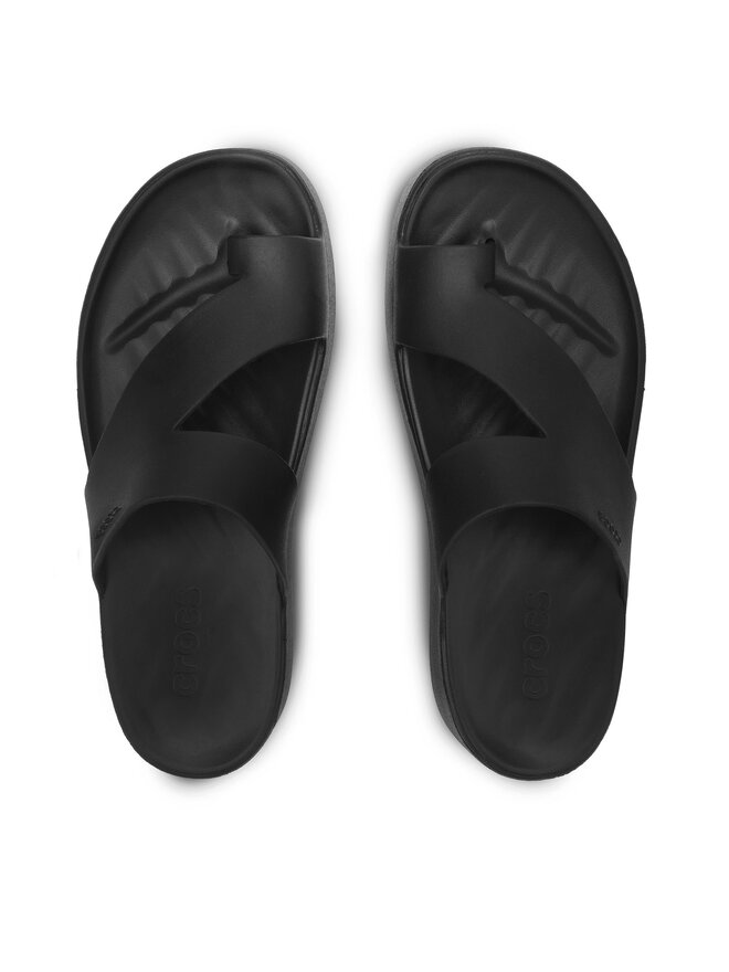 Crocs Japonki Crocs Getaway Platform Toe Loop 210834 Czarny