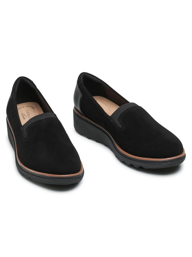 Clarks Półbuty Clarks Sharon Dolly 261558194 Czarny