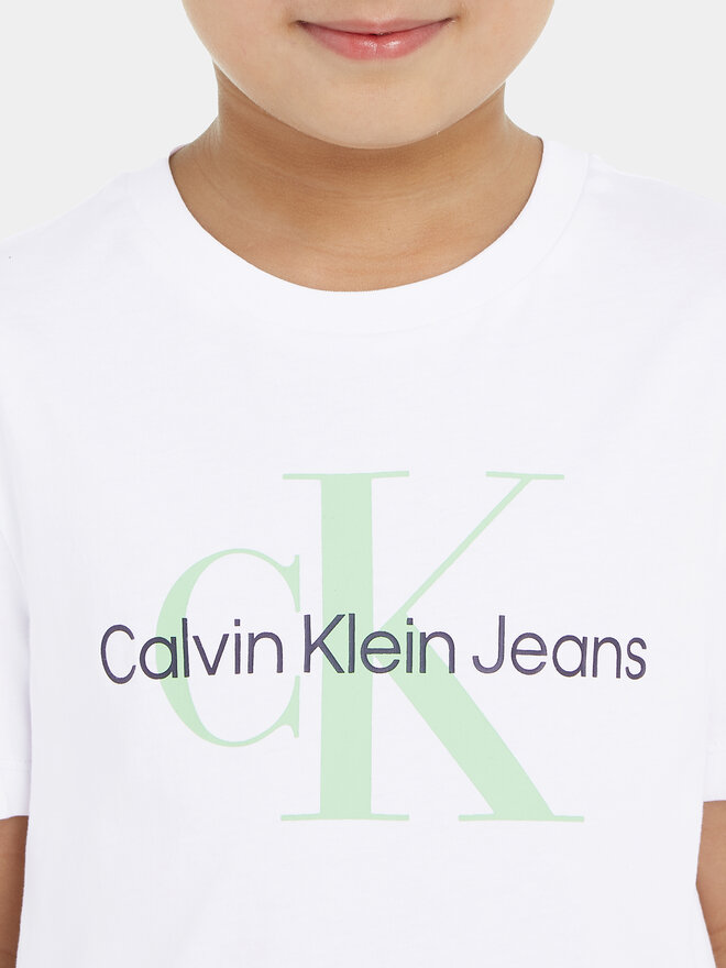 Calvin Klein Jeans Calvin Klein Jeans Camiseta Monogram IU0IU00460 Blanco Regular Fit