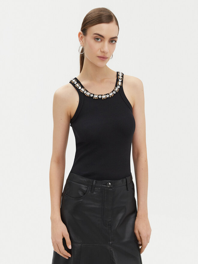 PINKO PINKO Felső 105378 A2P9 Fekete Regular Fit