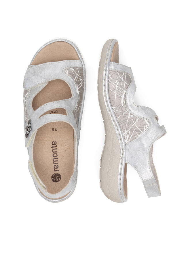 Remonte Сандали Remonte D7647-40 Сив