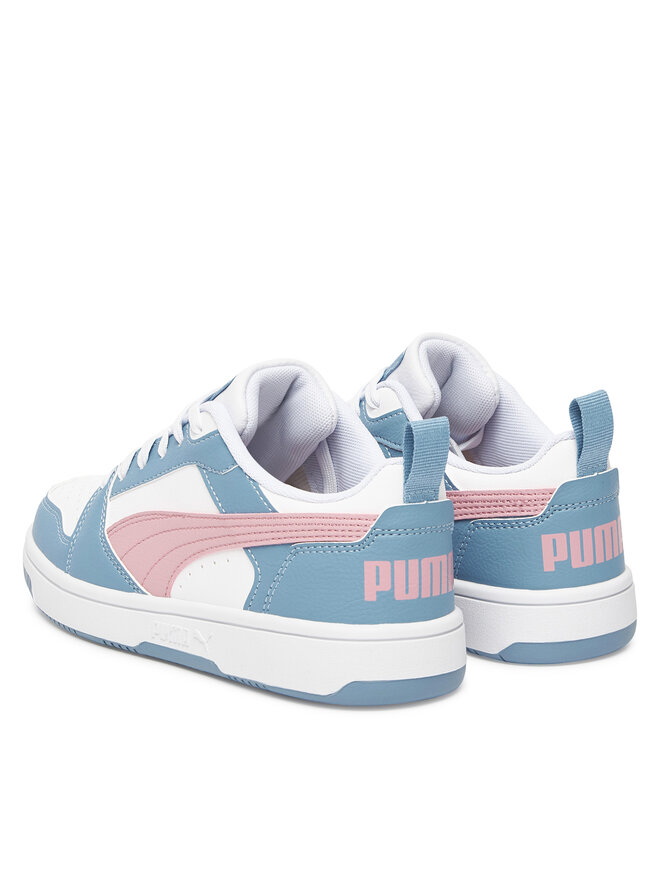 Puma Снікерcи Puma Rebound V6 Lo Jr 393833 30 Білий