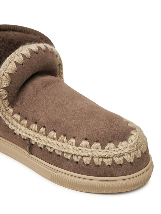 Mou Śniegowce Mou Eskimo Sneaker Big Metal Logo FW111008A Brązowy