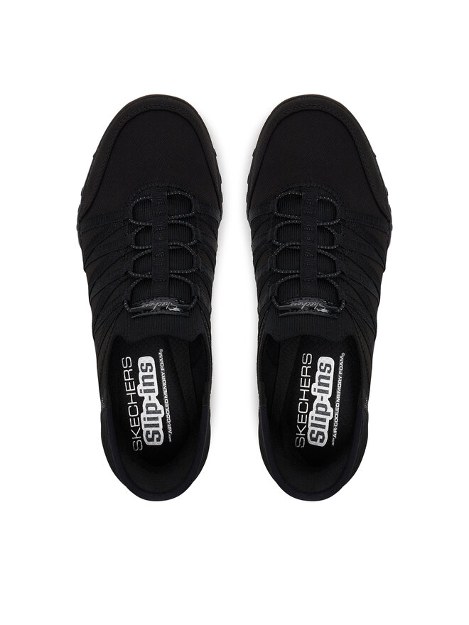 Skechers Sneakersy Skechers Breathe Easy - Roll With Me 100593/BBK Černá