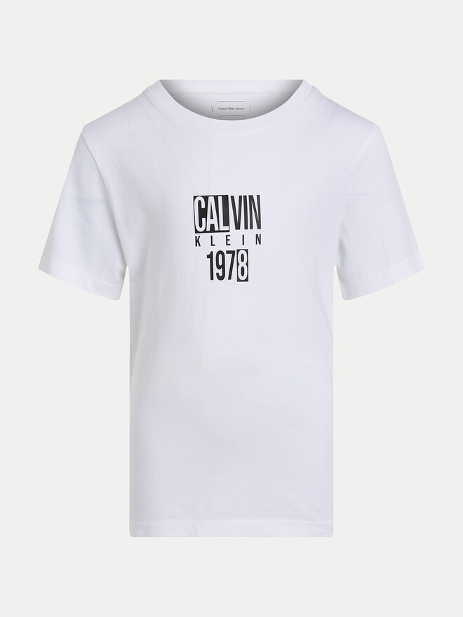 Calvin Klein Jeans Calvin Klein Jeans T-Shirt Good Level IB0IB02456 Λευκό Regular Fit