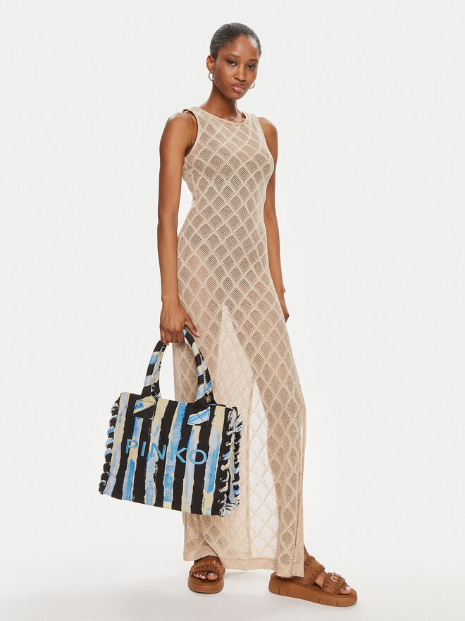 PINKO Geantă Pinko Beach Shopping PE 24 PLTT 100782 A0PZ Colorat