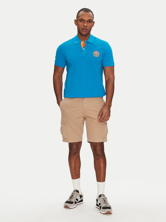 Napapijri Napapijri Поло E-Clanis NP0A4ID3B2W1 Голубий Regular Fit