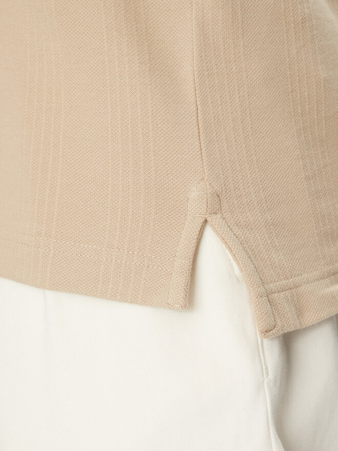 Tommy Hilfiger Tommy Hilfiger Poloshirt Vertical MW0MW38951 Beige Regular Fit
