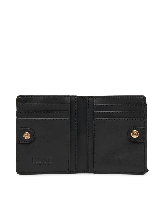 Liu Jo Mały Portfel Damski Liu Jo Ecs Xs Bifold AA5216 E0015 Czarny